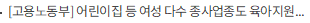 [고용노동부] 어린이집 등 여성 다수 종사업종도 육아지원제도 부담없이 사용하세요!