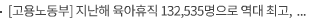[고용노동부] 지난해 육아휴직 132,535명으로 역대 최고, 남성 사용 비율 최초로 30% 넘어