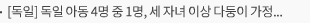 [독일] 독일 아동 4명 중 1명, 세 자녀 이상 다둥이 가정에서 성장 – 이민 배경 가족과 부모 구성 유형에 따라 자녀 수에 뚜렷한 차이 확인
