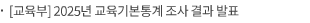 [교육부] 2025년 교육기본통계 조사 결과 발표