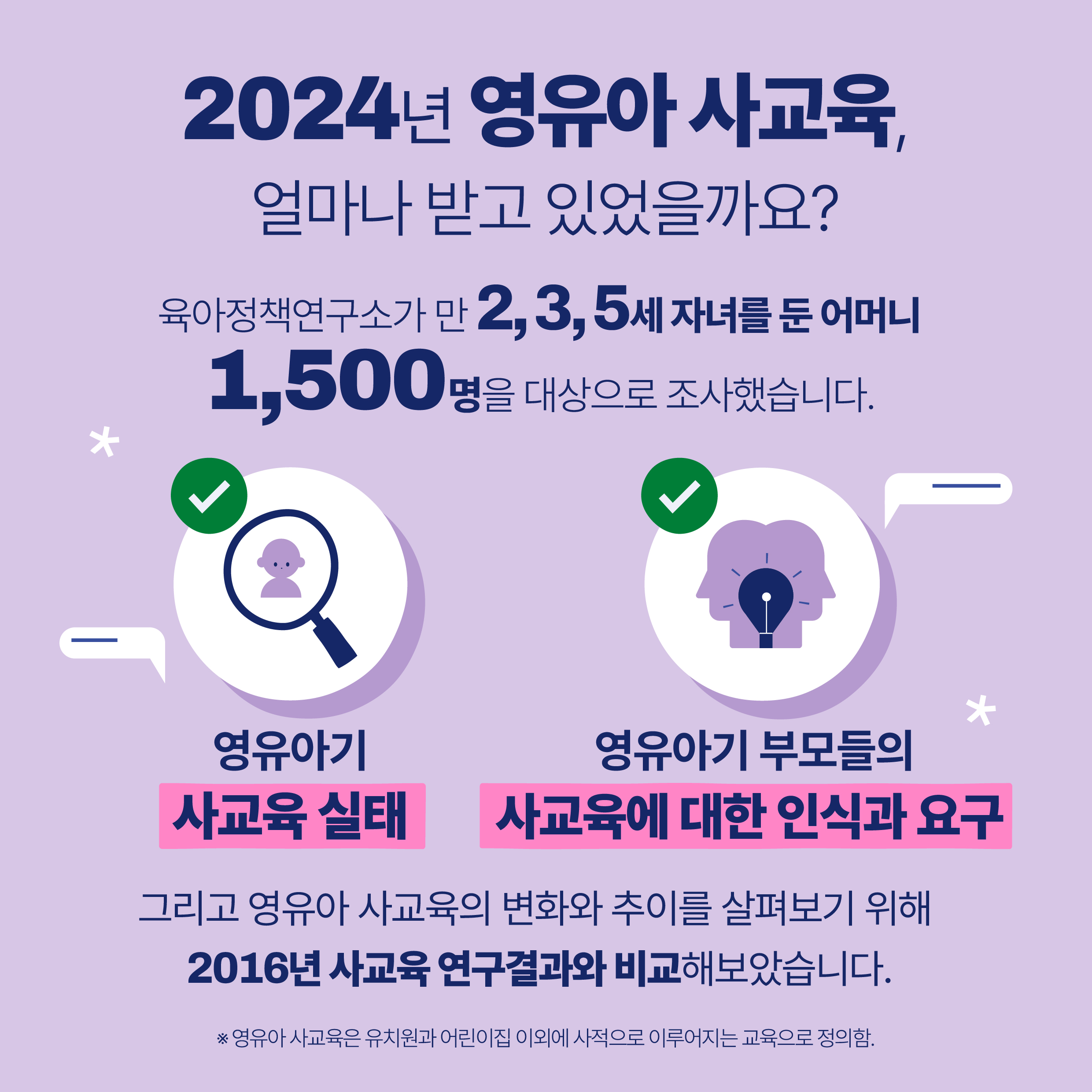영유아기 사교육 살펴보고서 ① 영유아기 사교육의 현재 모습은?관련 이미지 3